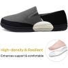 imageZigzagger Mens Zermatt Woolblend Loafer Slippers with Memory Foam IndoorSterling Grey
