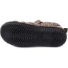 imageZizor Mens Comfy Caterpillar Slippers Indoor Outdoor House Shoes Warm Soft Knit Upper Fuzzy Fleece Lined Memory Foam Sole with Hard BottomCoffee