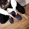 imageZizor Mens Comfy Caterpillar Slippers Indoor Outdoor House Shoes Warm Soft Knit Upper Fuzzy Fleece Lined Memory Foam Sole with Hard BottomNavy