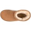 imageZizor Womens Cozy Short Bootie Slippers Winter Warm Hard Bottom House Shoes with Fuzzy LiningBrown