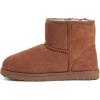 imageZizor Womens Cozy Short Bootie Slippers Winter Warm Hard Bottom House Shoes with Fuzzy LiningChestnut