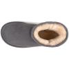 imageZizor Womens Cozy Short Bootie Slippers Winter Warm Hard Bottom House Shoes with Fuzzy LiningGrey