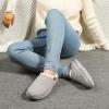 imageZizor Womens Moselle Memory Foam Moccasin Clog SlippersHeather Grey