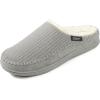 imageZizor Womens Moselle Memory Foam Moccasin Clog SlippersHeather Grey