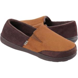 imageZigzagger Mens Zermatt Woolblend Loafer Slippers with Memory Foam IndoorCaramel Coffee