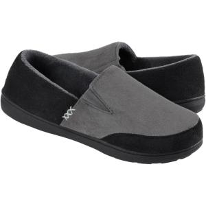 imageZigzagger Mens Zermatt Woolblend Loafer Slippers with Memory Foam IndoorSterling Grey