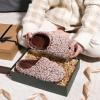 imageWishcotton Womens Lambrub Sherpa House Slippers Memory Foam Indoor OutdoorBrown