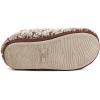 imageWishcotton Womens Lambrub Sherpa House Slippers Memory Foam Indoor OutdoorBrown
