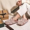imageWishcotton Womens Lambrub Sherpa House Slippers Memory Foam Indoor OutdoorBrown