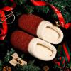 imageWishcotton Womens Lambrub Sherpa House Slippers Memory Foam Indoor OutdoorGrey