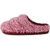 imageWishcotton Womens Lambrub Sherpa House Slippers Memory Foam Indoor OutdoorRed