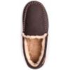 imageZigzagger Mens Moccasin Slippers Memory Foam House Shoes Indoor and Outdoor Warm Loafer SlippersCoffee
