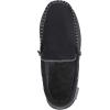 imageZigzagger Mens Moccasin Slippers Memory Foam House Shoes Indoor and Outdoor Warm Loafer SlippersCool Black
