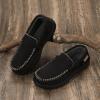 imageZigzagger Mens Moccasin Slippers Memory Foam House Shoes Indoor and Outdoor Warm Loafer SlippersVanta