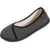 imageWishcotton Summer House Shoes for Women Comfy Slippers for Women with Closed Back Indoor and OutdoorGrey