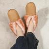 imageZigzagger Faux Suede ankle Bootie Slippers for Women Cozy House Shoes with Faux Fur Collar and Lining Indoor Outdoor