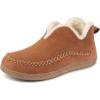 imageWishcotton Womens Ankle Bootie Moccasin SlippersLadies Warm Winter Indoor Outdoor House Shoes With Memory Foam