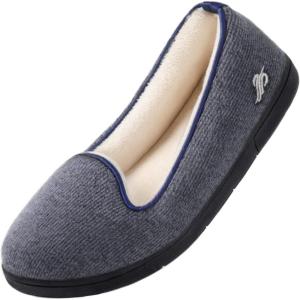 imageWishcotton Summer House Shoes for Women Comfy Slippers for Women with Closed Back Indoor and OutdoorNavy