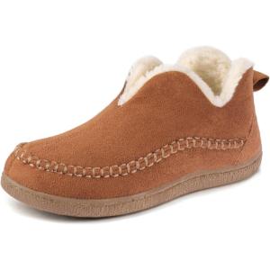 imageWishcotton Womens Ankle Bootie Moccasin SlippersLadies Warm Winter Indoor Outdoor House Shoes With Memory Foam