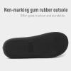 imageWishcotton Mens Memory Foam Slippers Indoor Outdoor Cozy House Shoes with Sturdy Rubber SoleCoffee