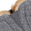 imageZizor Mens Comfy Caterpillar Slippers Indoor Outdoor House Shoes Warm Soft Knit Upper Fuzzy Fleece Lined Memory Foam Sole with Hard BottomHarajuku Grey