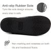 imageZizor Mens Comfy Caterpillar Slippers Indoor Outdoor House Shoes Warm Soft Knit Upper Fuzzy Fleece Lined Memory Foam Sole with Hard BottomLight Grey