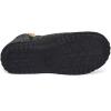 imageZizor Mens Comfy Caterpillar Slippers Indoor Outdoor House Shoes Warm Soft Knit Upper Fuzzy Fleece Lined Memory Foam Sole with Hard BottomMystic Black
