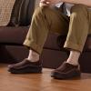 imageZizor Mens Doyle Memory Foam Moccasin House Shoes SlippersCoffee