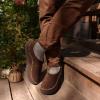 imageZizor Mens Doyle Memory Foam Moccasin House Shoes SlippersCold Tawny