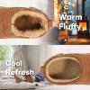 imageZizor Mens Doyle Memory Foam Moccasin House Shoes SlippersCold Tawny