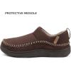 imageZizor Mens Doyle Memory Foam Moccasin House Shoes SlippersCool Coffee