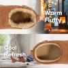 imageZizor Mens Doyle Memory Foam Moccasin House Shoes SlippersTan