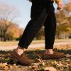 imageZizor Mens Moccasin Slippers With Memory Foam House Shoes for Indoor OutdoorCaramel