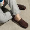 imageZizor Mens Moccasin Slippers With Memory Foam House Shoes for Indoor OutdoorCoffee