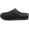 imageZizor Mens Slip On Moccasin Slippers Fleece Lined Bedroom House Shoes for IndoorOutdoorBlack