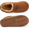 imageZizor Mens Vallarta Plush Suede Clog SlippersChesnut Tan