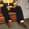 imageZizor Mens Vallarta Towtone Plush Suede House Shoes SlippersChesnut Tan
