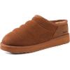 imageZizor Mens Vallarta Towtone Plush Suede House Shoes SlippersChesnut Tan
