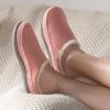 imageZizor Womens Moselle Fuzzy Moccasin House Slippers Memory Foam IndoorDusk Pink
