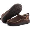 imageZizor Mens Doyle Memory Foam Moccasin House Shoes SlippersCool Coffee