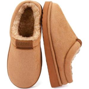 imageZizor Mens Vallarta Plush Suede Clog SlippersLight Sand