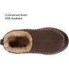 imageZigzagger Mens MoCozy Moccasin Ankle Toasty House Shoes Slippers Indoor OutdoorCoffee