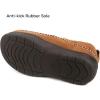 imageZigzagger Mens MoCozy Moccasin Ankle Toasty House Shoes Slippers Indoor OutdoorTan