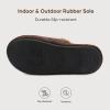 imageZigzagger Mens Mocozy Scuff House Slippers IndoorCoffee