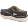 imageZigzagger Mens Slip On Moccasin Slippers IndoorOutdoor Warm Fuzzy Comfy House Shoes Fluffy Wide Loafer SlippersDark Grey