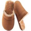 imageZigzagger Mens Mocozy Scuff House Slippers IndoorTan