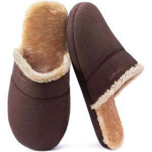 imageZigzagger Mens Mocozy Scuff House Slippers IndoorCoffee