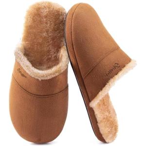 imageZigzagger Mens Mocozy Scuff House Slippers IndoorTan