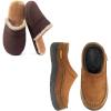 imageZigzagger Two Styles for Men Set of 2 Pairs Size 1112Mens Slip On Moccasin Slippers IndoorOutdoor Warm Fuzzy Comfy House Shoes Fluffy Wide Loafer SlippersCold TawnyampampCoffee