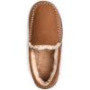 imageZigzagger Set of 2 Pairs of Mens Moccasin Slippers Size 9 Tan ampamp Felt Grey